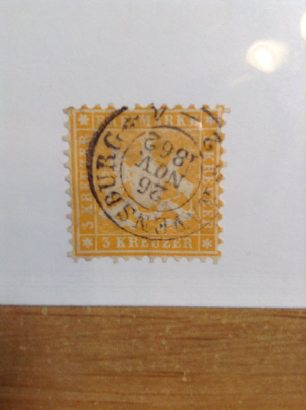 Germany  (Wurttemburg) SC #31   Used