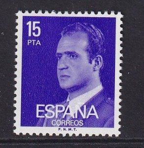 Spain   #1985  MNH  1977  King Juan Carlos I   15p