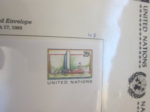 United Nations Postal Stationey u8