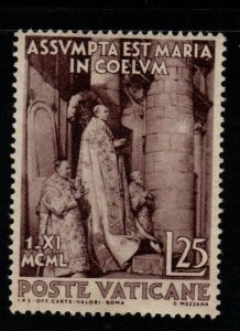 Vatican Scott 143 MH* stamp nicely centered.