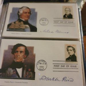 USA The Presidents of the US first day issue complete set with binder