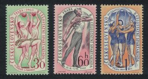 Czechoslovakia Sport National Spartacist Games 3v 1960 MNH SG#1160-1162