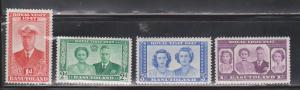 BASUTOLAND Scott # 35-8 MH - 1947 Royal Visit Set