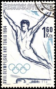 Czechoslovakia #1202-1207, Complete Set(6, 1963, Sports, Olympics, Used