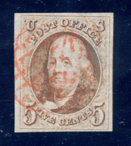 US SCOTT #1 USED-XF-GEM W/ PF PSE CERTS (6/3/24 GP)