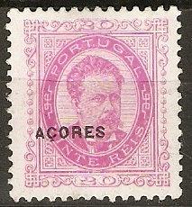 Azores 61 Mi 57 MNG VF 1887 SCV $45.00