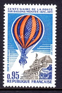 France 1971 Hot Air Ballon Mint MNH SG 1907