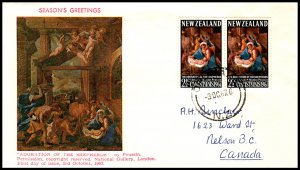 New Zealand 405 Christmas Pen FDC