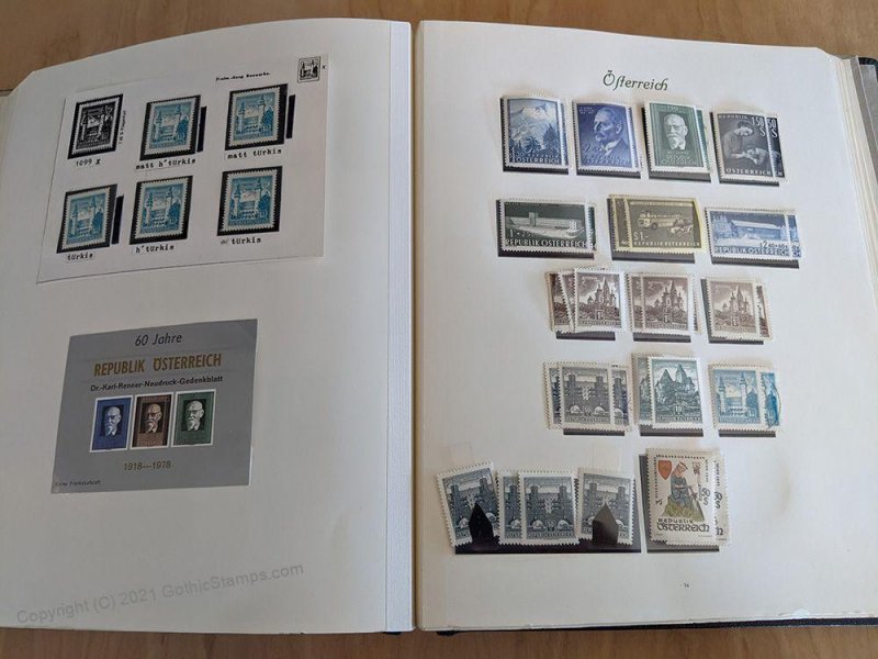 Austria Postwar Collection Graz Renner Sheets Birds Kids MNH + Many Used G105674