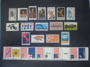 1968 US Commemorative Stamp Year Set MNH #1339-1364 F/VF