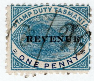 (I.B) Australia - Tasmania Revenue : Stamp Duty 1d