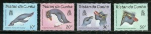 TRISTAN DA CUNHA PENGUINS SCOTT # 408/11 MINT NEVER HINGED--SCOTT VALUE $7.90