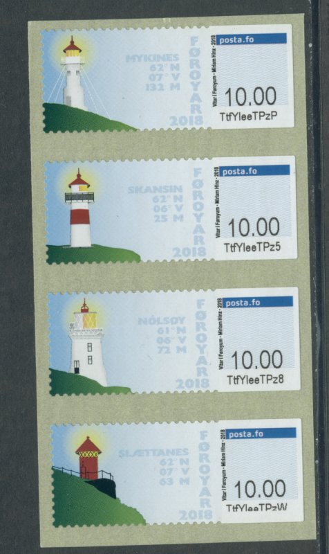 Faroe Islands Frama Labels - 2018  MNH