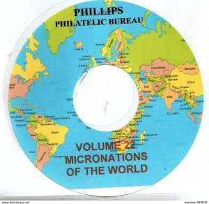 MICRONATIONS OF THE WORLD : Modern Posts CD Catalogue (3 CD's)