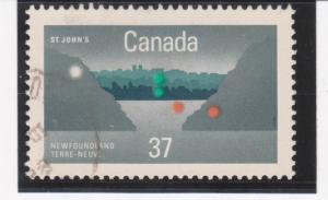 SC# 1214 - (37c) - St. John's Harbor, Newfoundland - Used