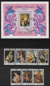 GRENADA SC# 684-91  FVF/CTO 1975