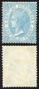 British Honduras SG1 1d Pale blue no wmk perf 14 Mint (no gum) M/M