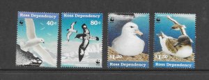 BIRDS - ROSS DEPENDENCY #L43/7 WWF MNH