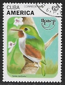 Cuba # 3699 - America Issue, Cuban Tody - unused CTO.....{Z19}