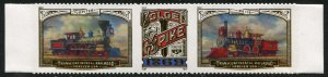 5380a US (55c) Transcontinental RR SA. MNH strip/3