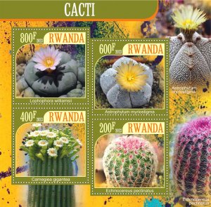 Stamps. Plants, Cactus 1+1 sheets perforated MNH**