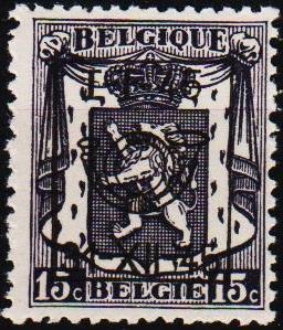 Belgium. 1945 15c Pre-Cancel. Unmounted Mint