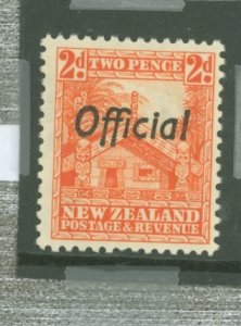 New Zealand #O64v Unused Single