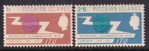 Pitcairn Islands 52-53 ITU MNH VF