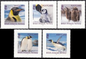 BRITISH ANTARCTIC TERRITORY BAT 2023 BIRDS EMPEROR PENGUINS OISEAUX S/A