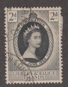Gilbert & Ellice Islands 60 Coronation Issue 1953