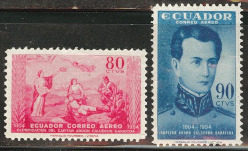 ECUADOR Scott C270-271 MNH** 1954 airmail stamp set