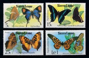 [79054] Sierra Leone 1979 Insects Butterflies Schmetterling  MNH