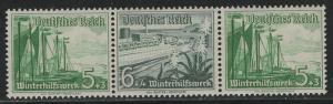 Germany Scott # B109 (2), B110, mint nh, se-tenant, Mi# W126