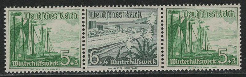 Germany Scott # B109 (2), B110, mint nh, se-tenant, Mi# W126