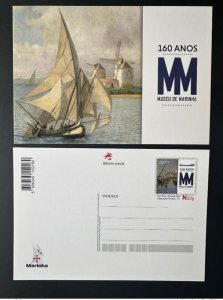 Portugal 2023 Full Postcard Inteiro 160 Year Old Marinha Museum Navy Marine Ship-