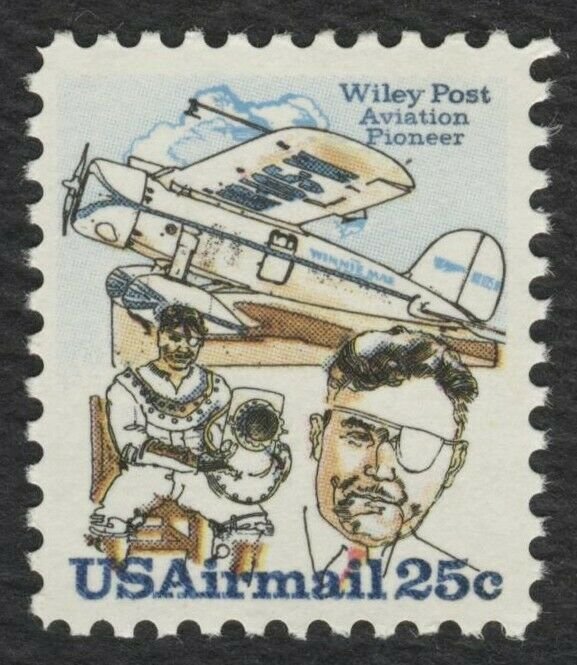 #C95 & C96 25c Wiley Post, Singles, Mint **ANY 4=FREE SHIPPING**