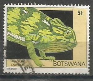 BOTSWANA, 1980, used 5t, Chameleon Scott 243