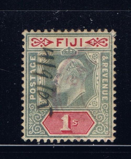 Fiji 67 Used 1903 issue with hand cancel wmk 2 