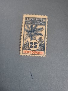 Stamps ivory Coast Scott #27 h