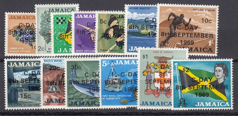 Jamaica, Sc 279-291 (SG 280-292), MLH