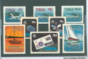 Tonga #542/558  Multiple (Space)