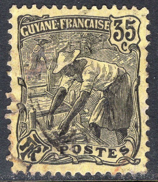 FRENCH GUIANA SCOTT 67