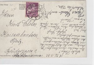 German Postal History Stamps Postcard Ref: R4885 