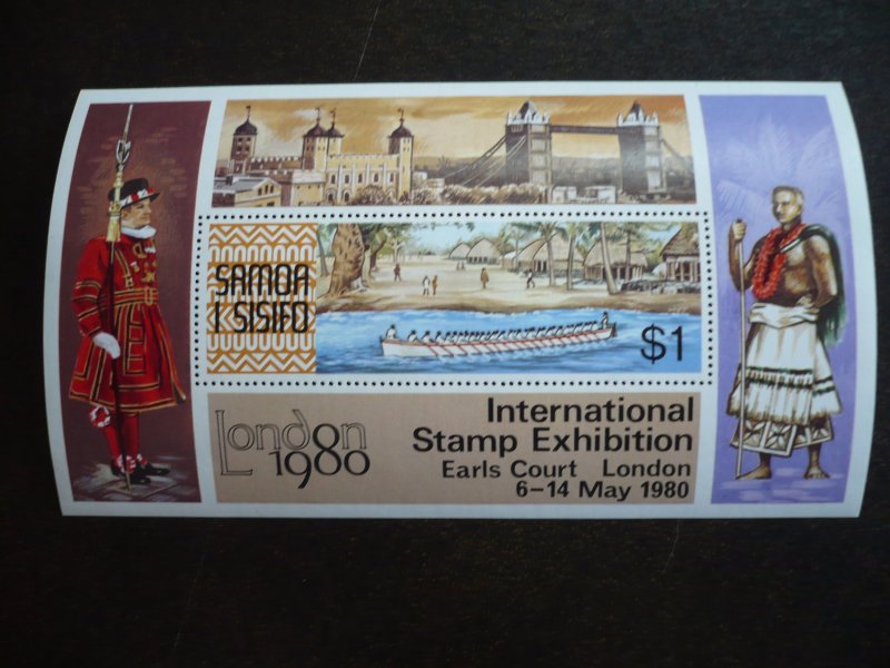 Stamps - Samoa - Scott# 531 - Mint Never Hinged Souvenir Sheet of 1 Stamp