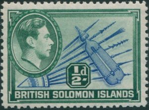 Solomon Islands 1939 SG60 ½d Spears and Shield MLH