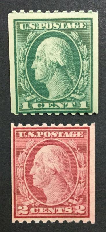 MOMEN: US #448,450 MINT OG NH #25337