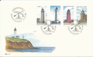 Denmark Danemark Danmark 1996 Lighthouses FDC