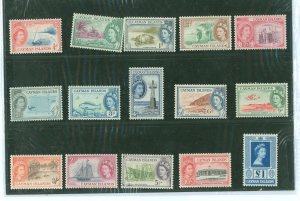 Cayman Islands #135-149  Single (Complete Set)