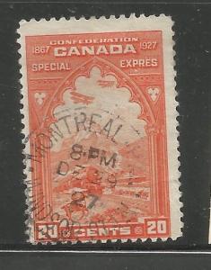 CANADA, E3, USED, FIVE STAGES OF MAIL TRANSPORTATION
