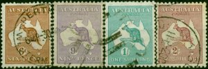 Australia 1929 Set of 4 to 2s SG107-110 Fine Used